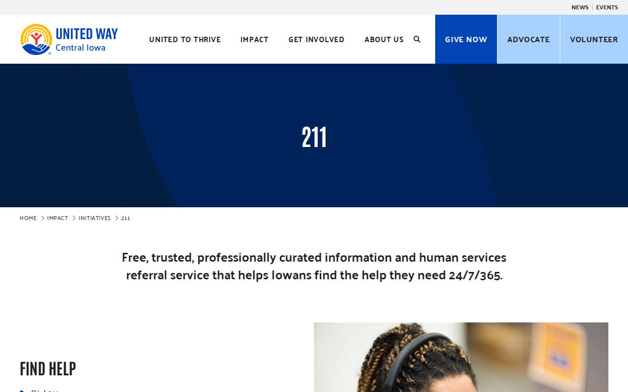 211 Iowa community services phone directory access channels