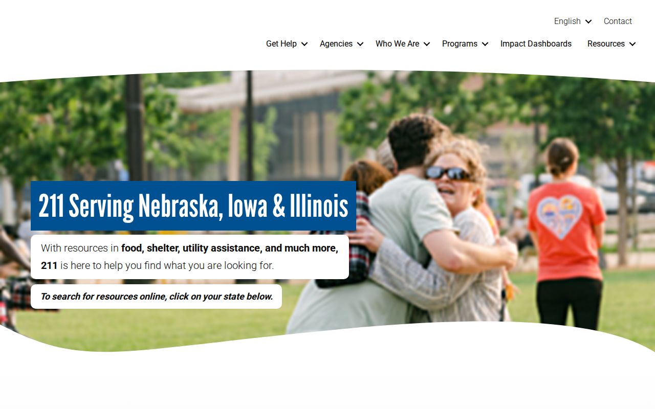 211 Iowa resource search and chat used to find community phone numbers statewide
